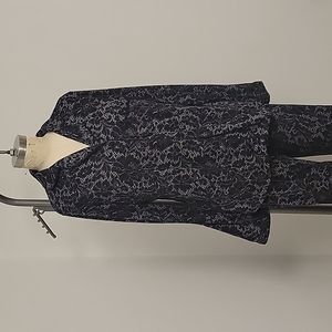 Jones New York lace-print pajama set